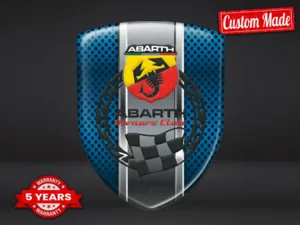 Fiat Abarth Stampa Adesivi Paraurti Resistenti Limitati Pregiati